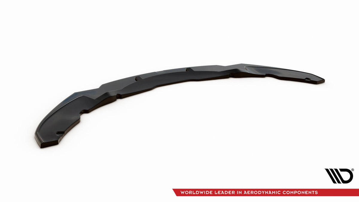 Street+ Spoilerlippe Front Ansatz V.1 passend für BMW 4er Coupe / Gran Coupe / Cabrio M-Paket F32 / F36 / F33 schwarz Hochglanz – Ansicht 6