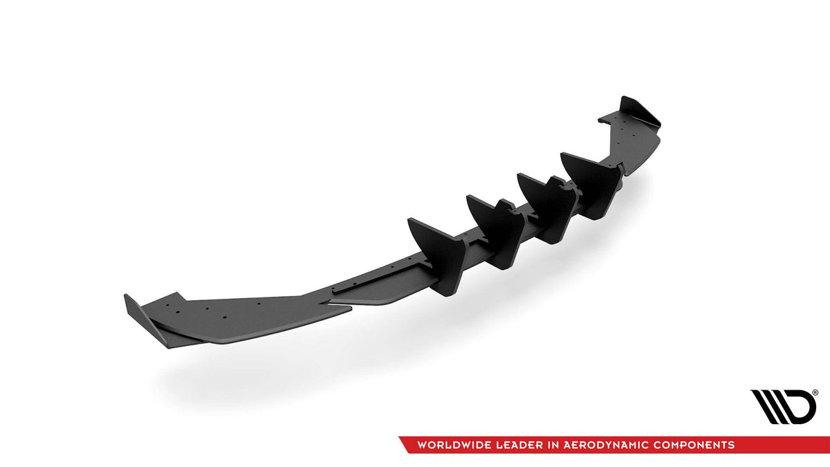 Street Pro Diffusor Heck Ansatz + Flaps passend für Seat Leon FR Hatchback Mk4 schwarz Hochglanz – Ansicht 4