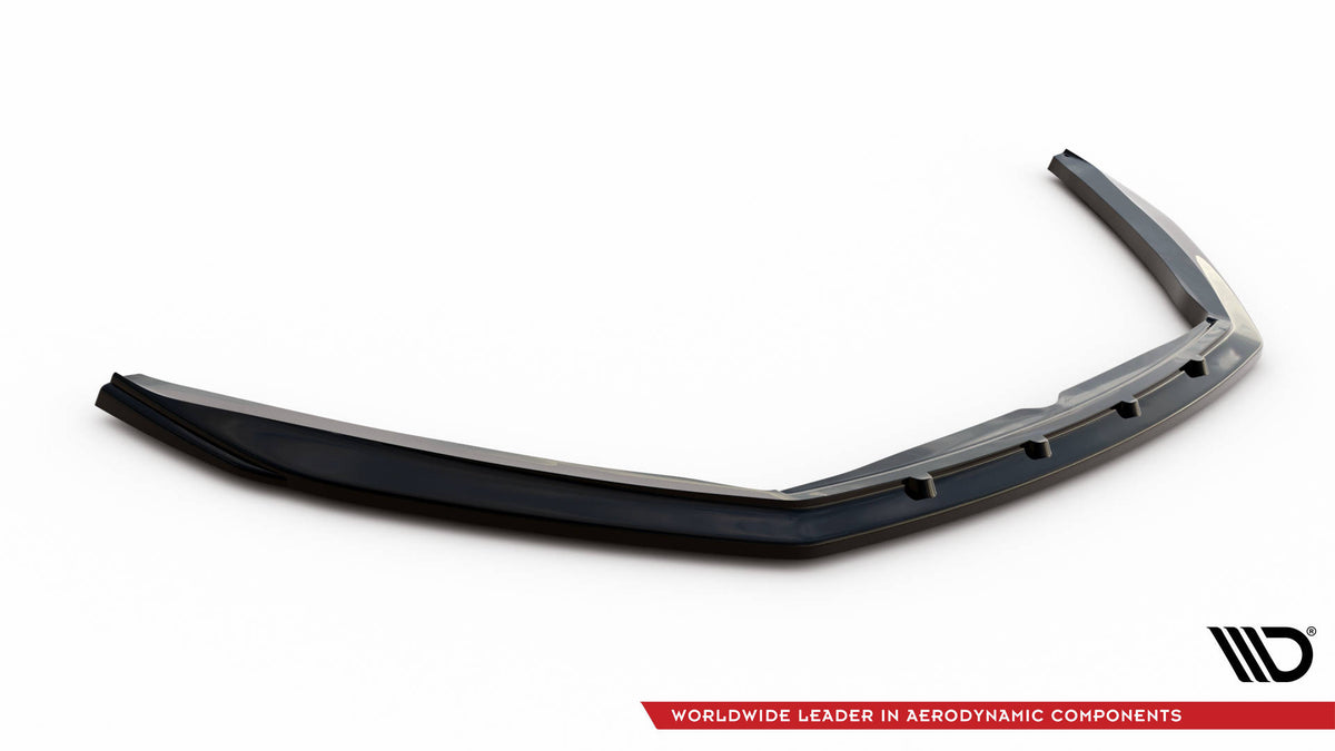 Street+ Spoilerlippe Front Ansatz V.1 passend für Jaguar F-Type X152 Facelift schwarz Hochglanz – Ansicht 5