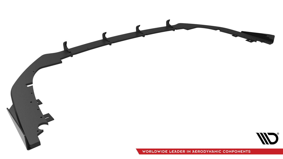 Street Pro Heck Ansatz Flaps Diffusor + Flaps passend für Honda Civic Mk10 schwarz Hochglanz – Ansicht 8
