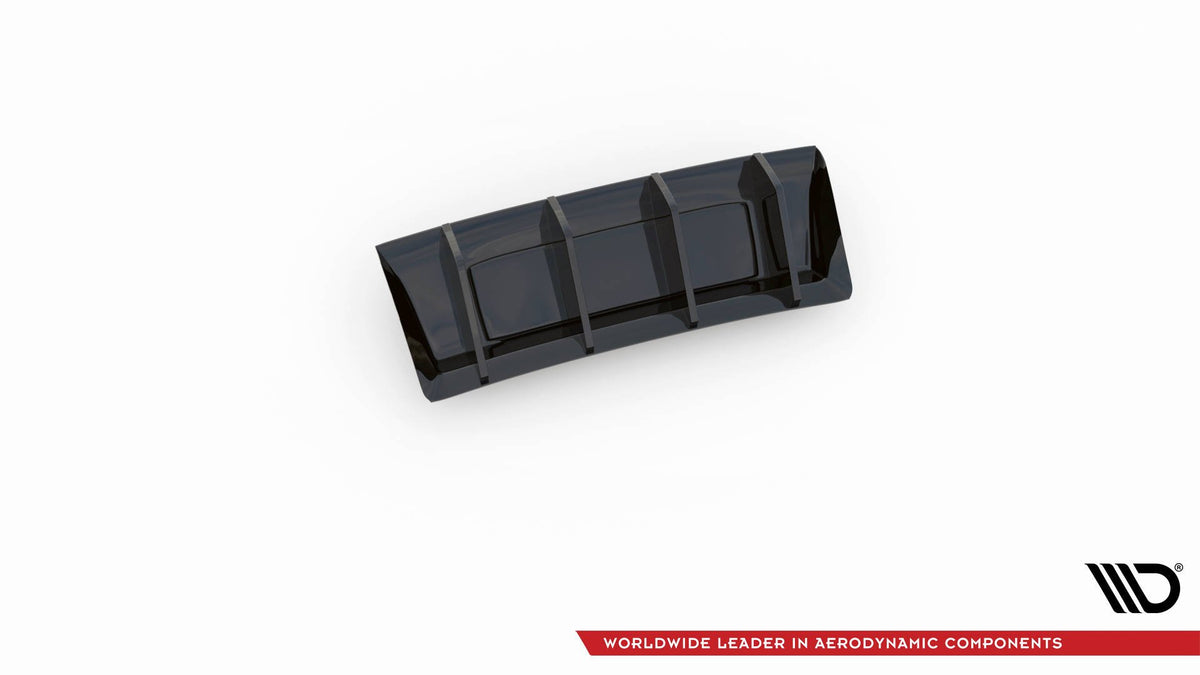 Diffusor Heck Ansatz passend für Cupra Ateca Mk1 / Mk1 Facelift schwarz Hochglanz – Ansicht 9