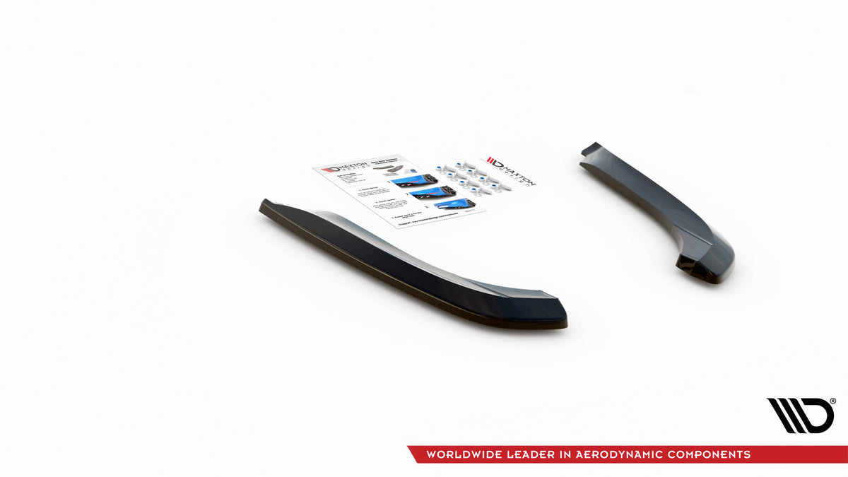 Heck Ansatz Flaps Diffusor passend für Seat Exeo schwarz Hochglanz – Ansicht 5