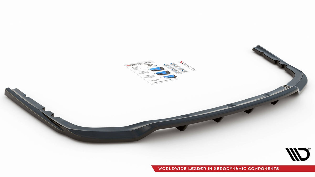 Street+ Mittlerer Diffusor RACE passend für BMW X7 M-Paket G07 schwarz Hochglanz – Ansicht 5