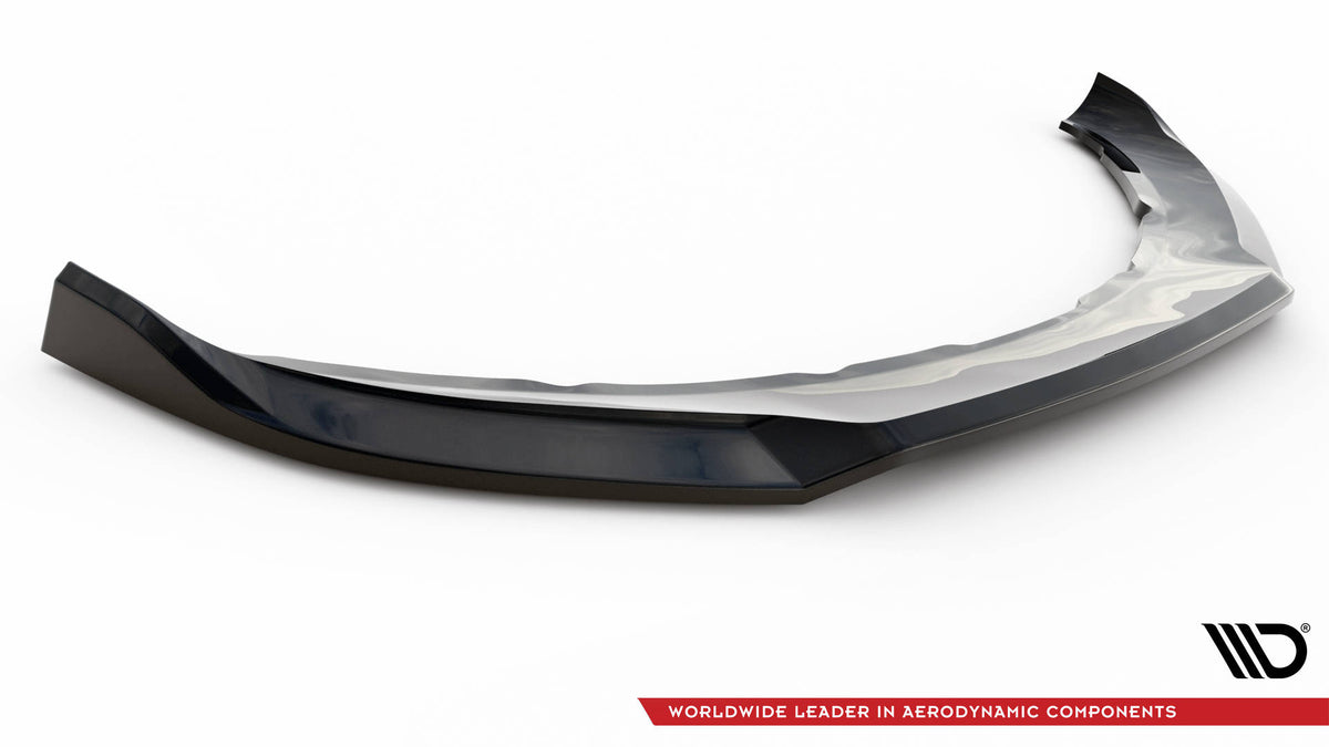 Street+ Spoilerlippe Front Ansatz V.2 passend für Volvo S60 R-Design Mk2 schwarz Hochglanz – Ansicht 5