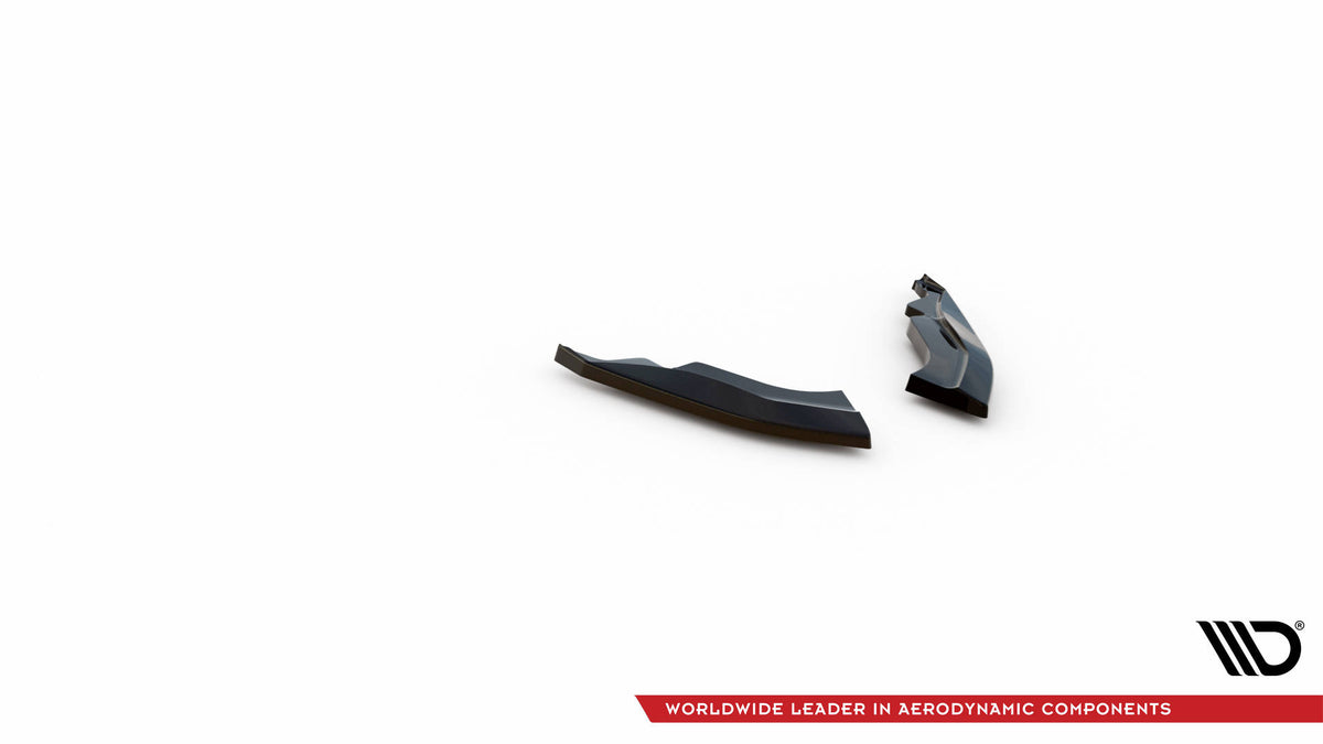 Heck Ansatz Flaps Diffusor passend für Jaguar F-Type X152 Facelift schwarz Hochglanz – Ansicht 5