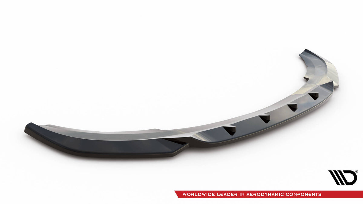 Street+ Spoilerlippe Front Ansatz passend für Renault Master Mk3 Facelift schwarz Hochglanz – Ansicht 5