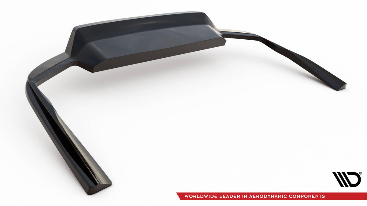 Street+ Mittlerer Diffusor RACE passend für Volvo V90 / S90 R-Design Mk2 schwarz Hochglanz – Ansicht 7