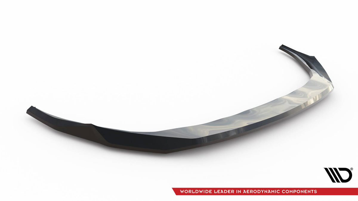 Street+ Spoilerlippe Front Ansatz V.1 passend für Audi A3 S-Line Limousine / S3 Limousine 8Y Facelift schwarz Hochglanz – Ansicht 5