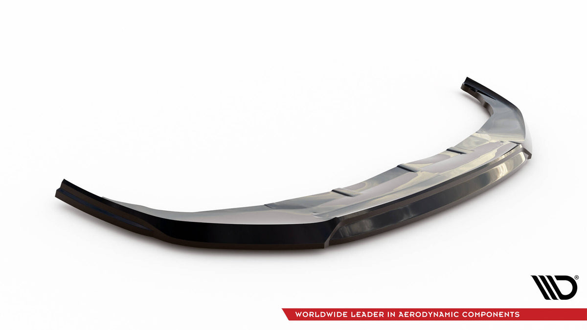 Street+ Spoilerlippe Front Ansatz V.2 passend für BMW 1er F40 schwarz Hochglanz – Ansicht 6