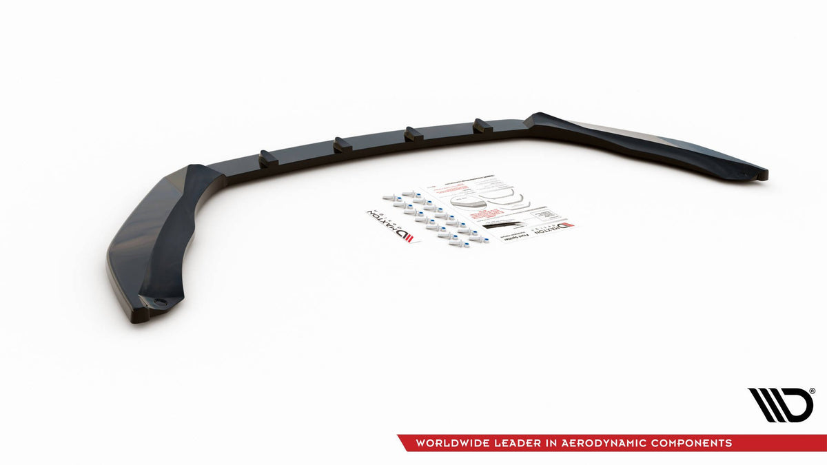 Street+ Spoilerlippe Front Ansatz V.3 passend für Skoda Octavia RS Mk3 schwarz Hochglanz – Ansicht 7