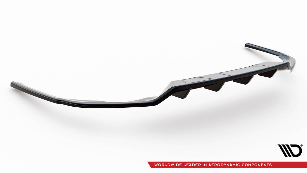 Street+ Mittlerer Diffusor RACE passend für VW Passat R-Line B8 Facelift schwarz Hochglanz – Ansicht 5