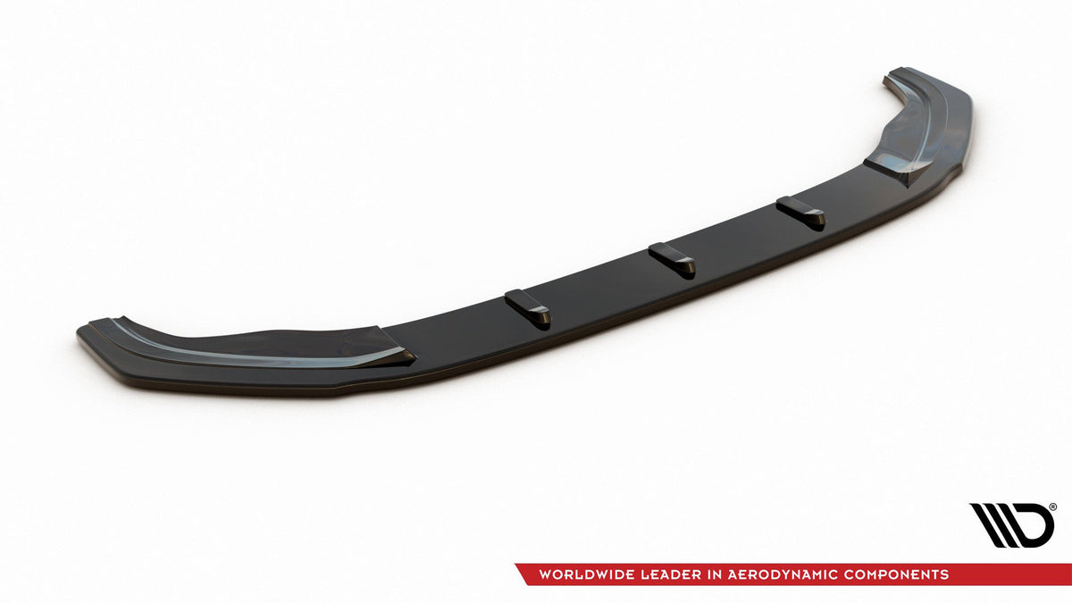 Street+ Spoilerlippe Front Ansatz V.1 passend für VW Golf GTI / GTD Mk7  schwarz Hochglanz – Ansicht 5