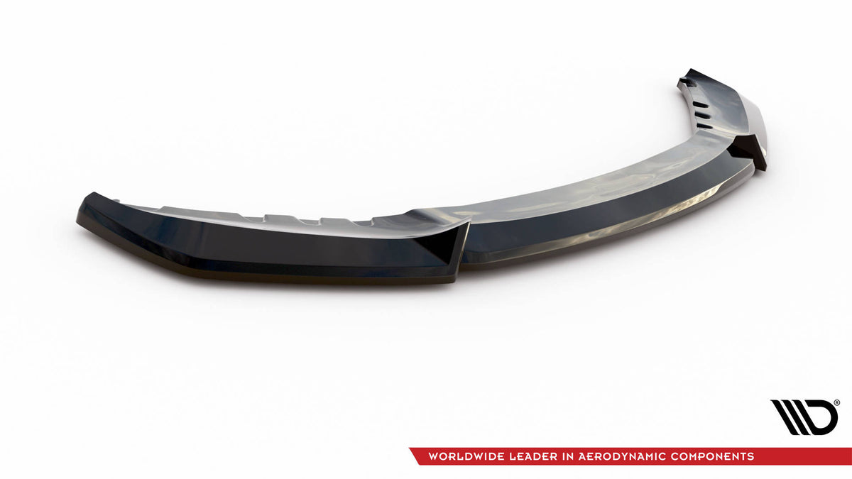 Street+ Spoilerlippe Front Ansatz V.2 passend für BMW 4er Coupe / Gran Coupe / Cabrio F32 / F36 / F33 schwarz Hochglanz – Ansicht 5