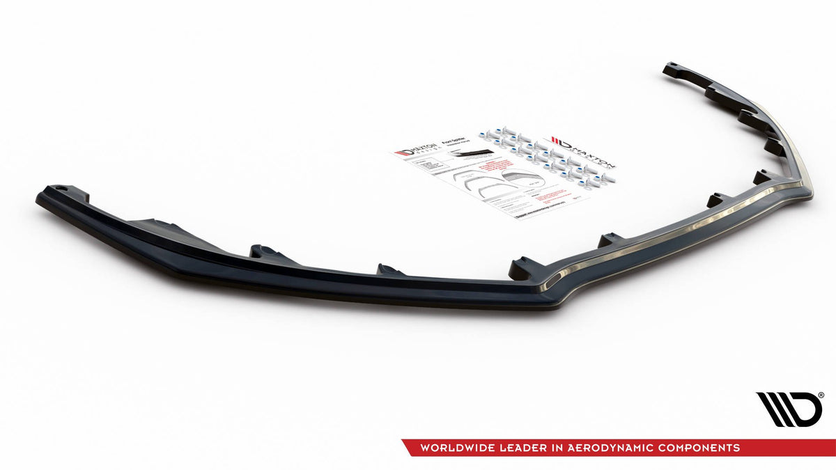 Street+ Spoilerlippe Front Ansatz passend für Renault Megane Mk.4 GT-Line schwarz Hochglanz – Ansicht 7