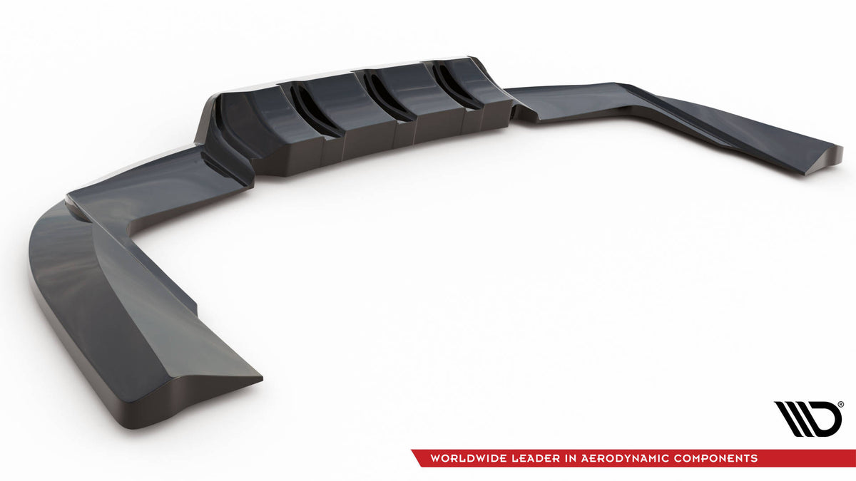 Street+ Mittlerer Diffusor RACE passend für Land Rover Range Rover Sport SVR Mk2 schwarz Hochglanz – Ansicht 7