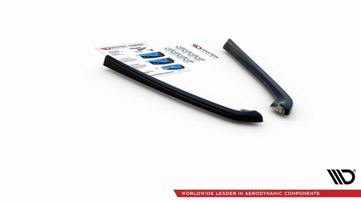 Heck Ansatz Flaps Diffusor passend für Lexus IS F Mk2 schwarz Hochglanz – Ansicht 7