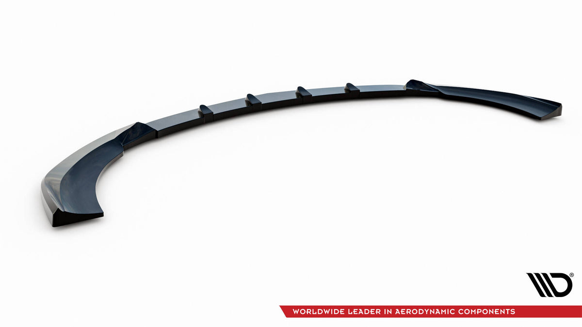 Street+ Spoilerlippe Front Ansatz V.2 passend für Mercedes-AMG E63 W213 Facelift schwarz Hochglanz – Ansicht 6