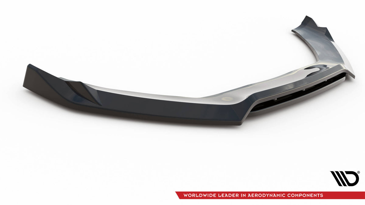 Street+ Spoilerlippe Front Ansatz V.2 passend für Audi A5 Coupe / Sportback 8T Facelift schwarz Hochglanz – Ansicht 5