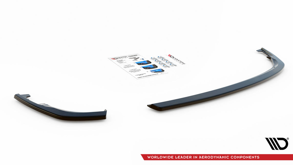 Heck Ansatz Flaps Diffusor V.1 passend für VW Tiguan Mk2 schwarz Hochglanz – Ansicht 5