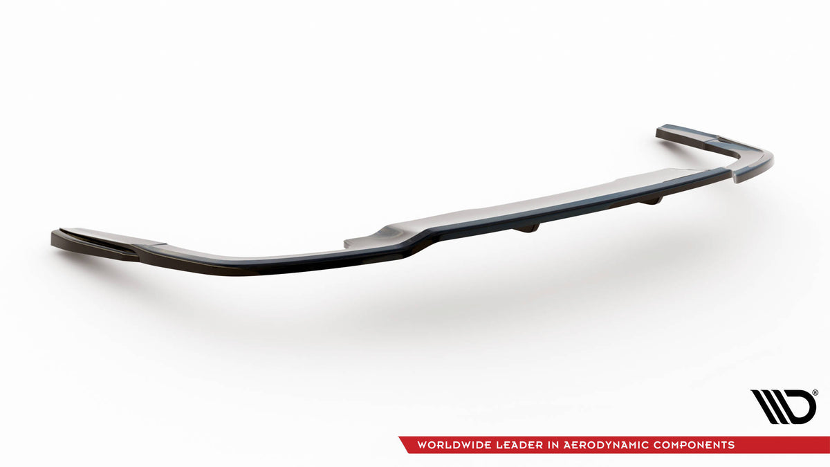 Street+ Mittlerer Diffusor RACE passend für Audi A5 S-Line F5 Facelift schwarz Hochglanz – Ansicht 6