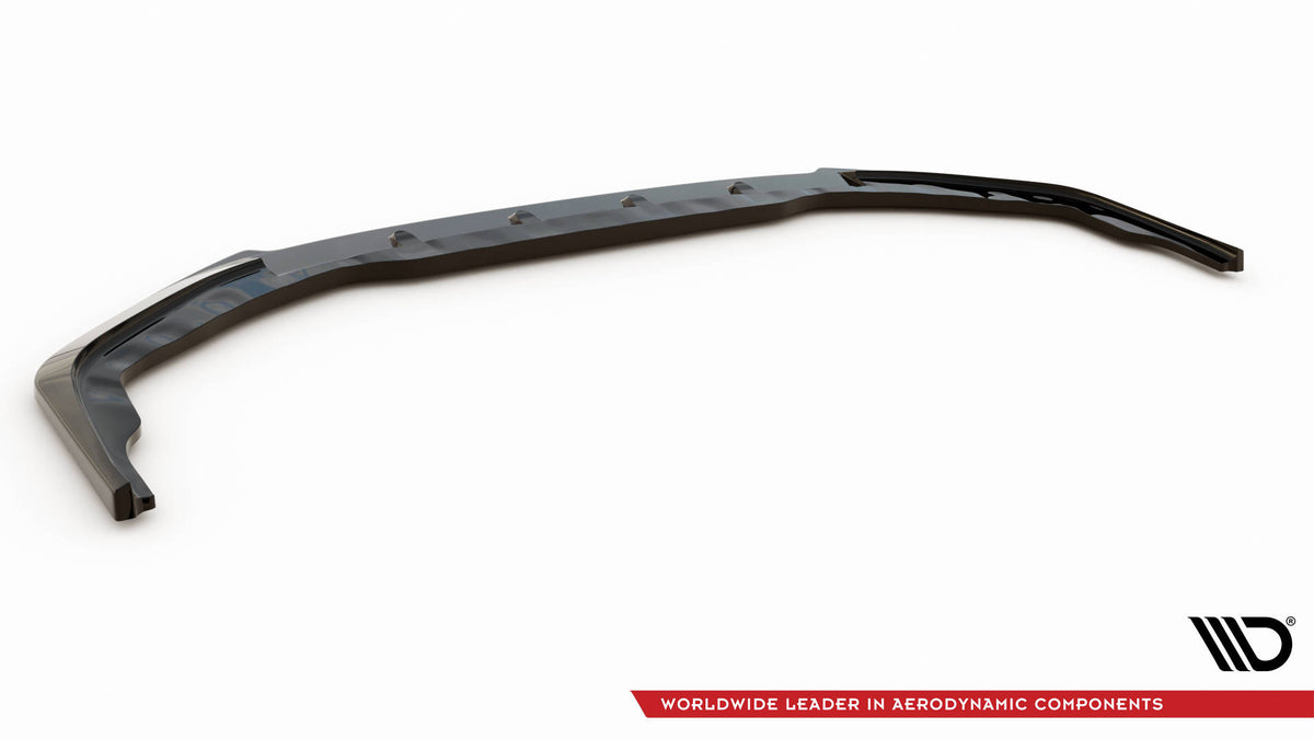 Street+ Spoilerlippe Front Ansatz passend für Nissan GTR R35 Facelift schwarz Hochglanz – Ansicht 6