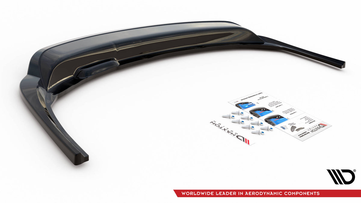 Street+ Mittlerer Diffusor RACE passend für Skoda Fabia Combi Mk3 Facelift schwarz Hochglanz – Ansicht 6