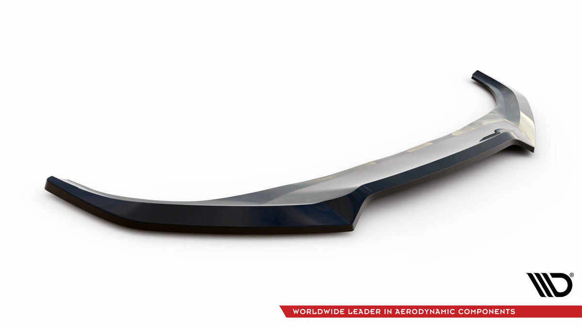 Street+ Spoilerlippe Front Ansatz V.1 passend für Kia EV6 GT-Line Mk1 schwarz Hochglanz – Ansicht 5