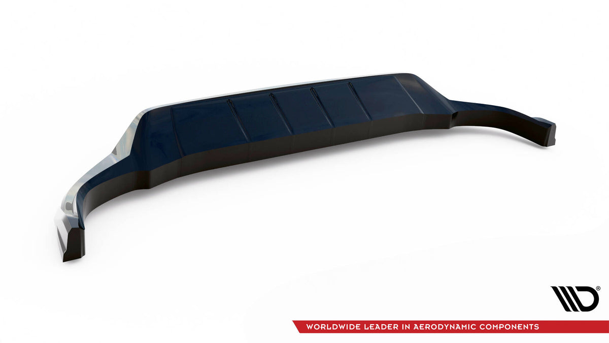 Street+ Spoilerlippe Front Ansatz passend für Porsche Cayenne Sport Design / Turbo SUV / Coupe Mk3 Facelift schwarz Hochglanz – Ansicht 6