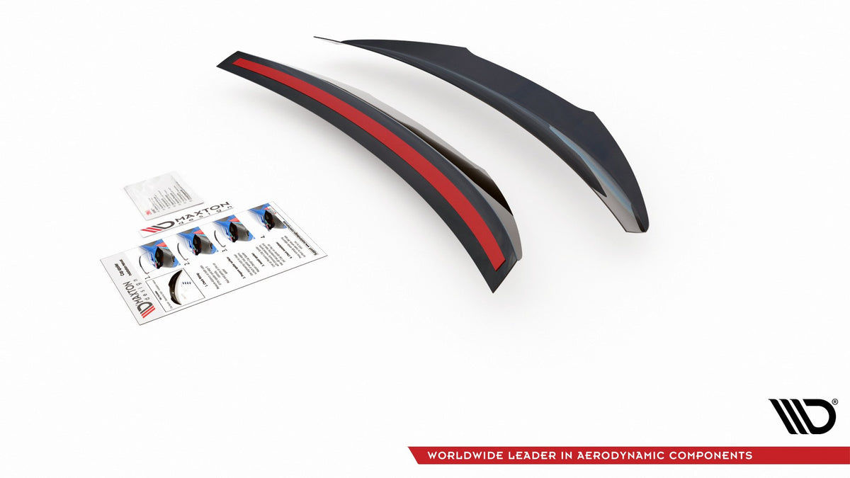 Heckspoiler Lippe Abarth 124 Spider  schwarz Hochglanz – Ansicht 8
