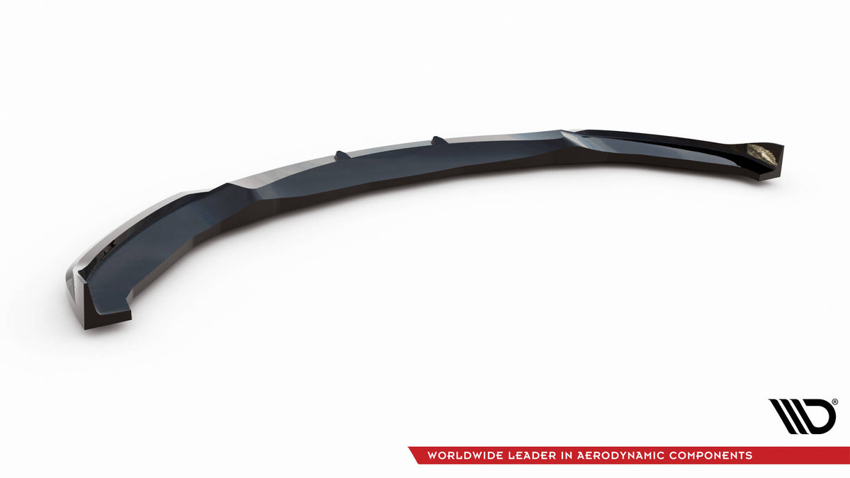 Street+ Spoilerlippe Front Ansatz V.6 passend für BMW 4er Coupe / Gran Coupe / Cabrio M-Paket F32 / F36 / F33 schwarz Hochglanz – Ansicht 6