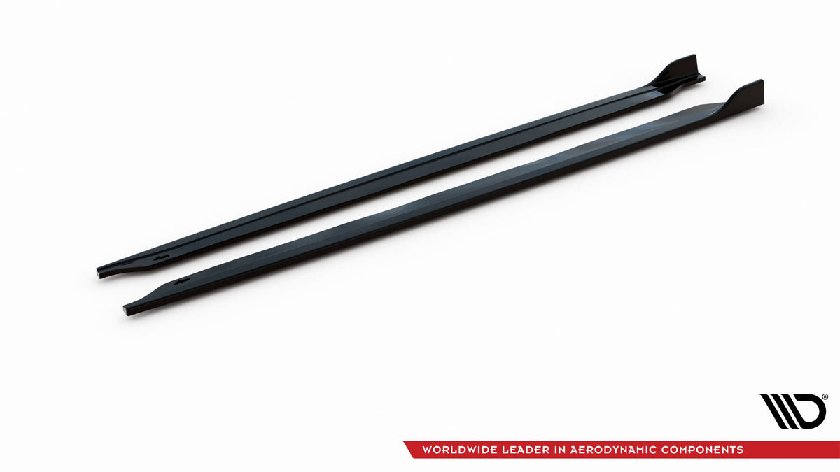 Street+ Seitenschweller Leisten V.2 passend für Mini Cooper John Cooper Works R56 schwarz Hochglanz – Ansicht 5