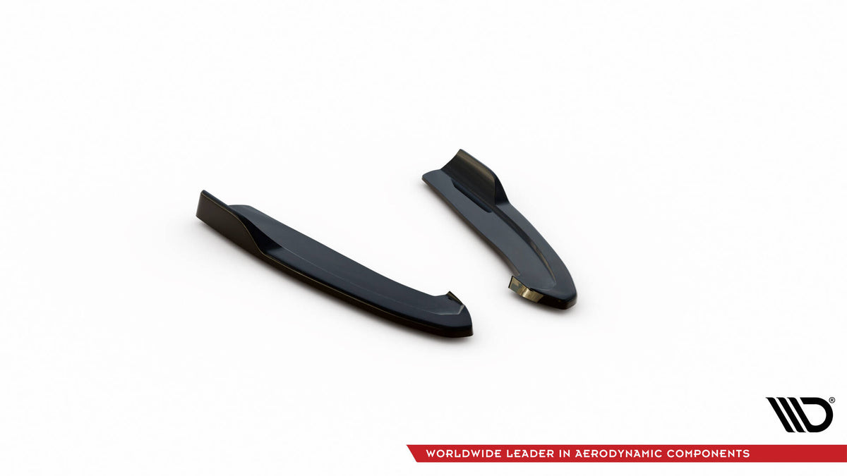 Heck Ansatz Flaps Diffusor V.6 passend für Ford Focus Kombi ST Mk4 schwarz Hochglanz – Ansicht 5