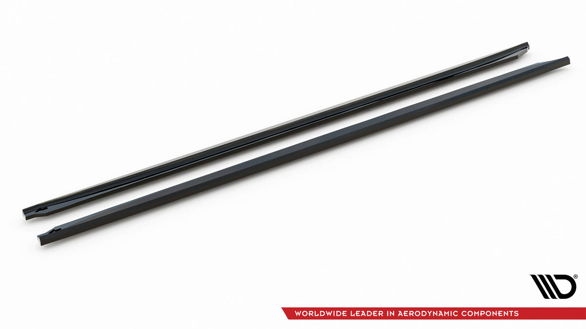 Street+ Seitenschweller Leisten passend für BMW 5er G30 / G31 Facelift schwarz Hochglanz – Ansicht 6