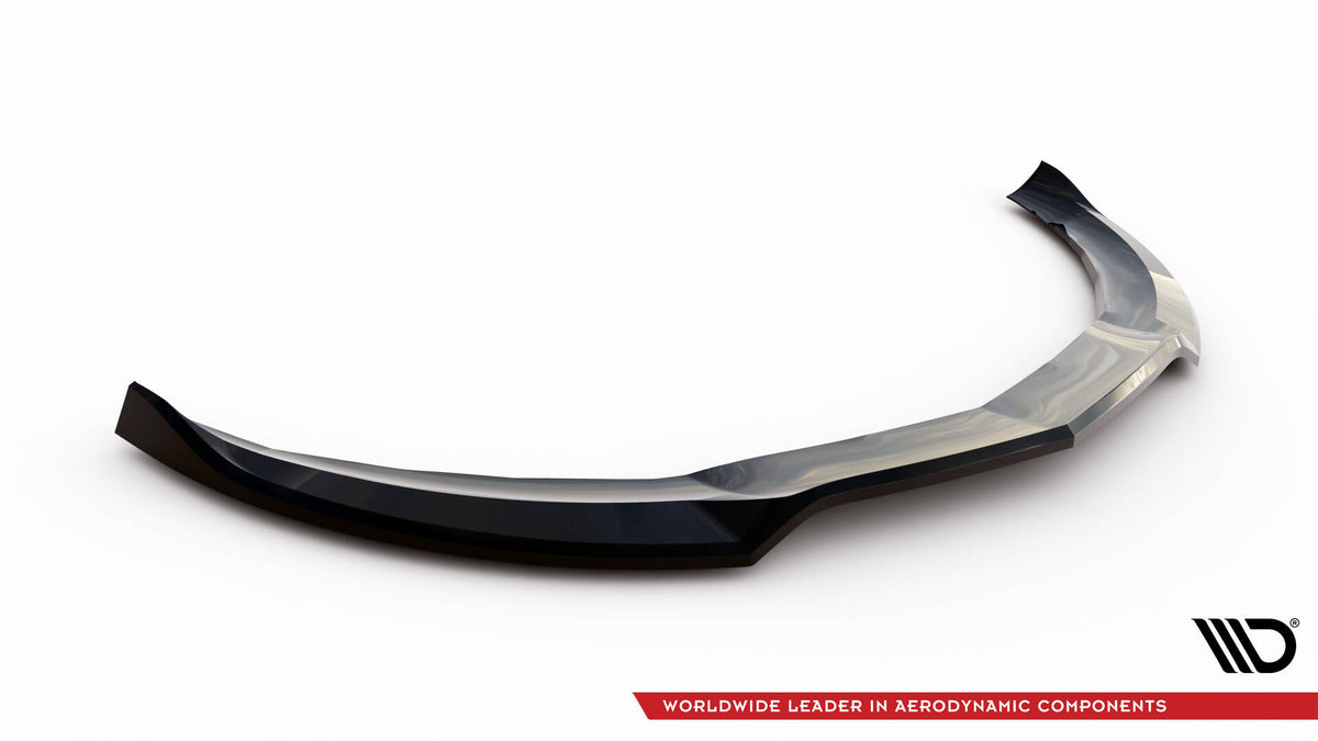 Street+ Spoilerlippe Front Ansatz V.4 passend für Mercedes-Benz A45 AMG W176 schwarz Hochglanz – Ansicht 5