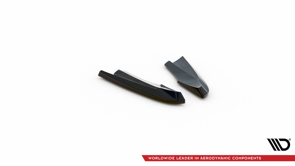 Heck Ansatz Flaps Diffusor passend für Volvo S60 Mk2 schwarz Hochglanz – Ansicht 5