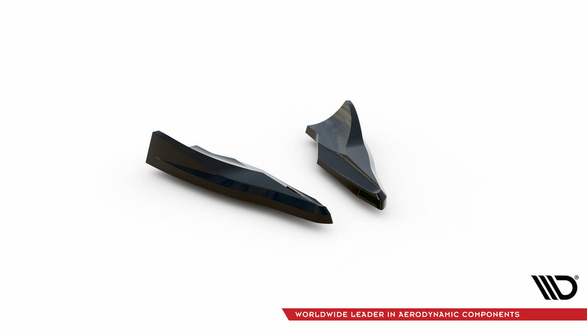 Heck Ansatz Flaps Diffusor V.4 passend für Cupra Formentor Mk1 Facelift schwarz Hochglanz – Ansicht 5