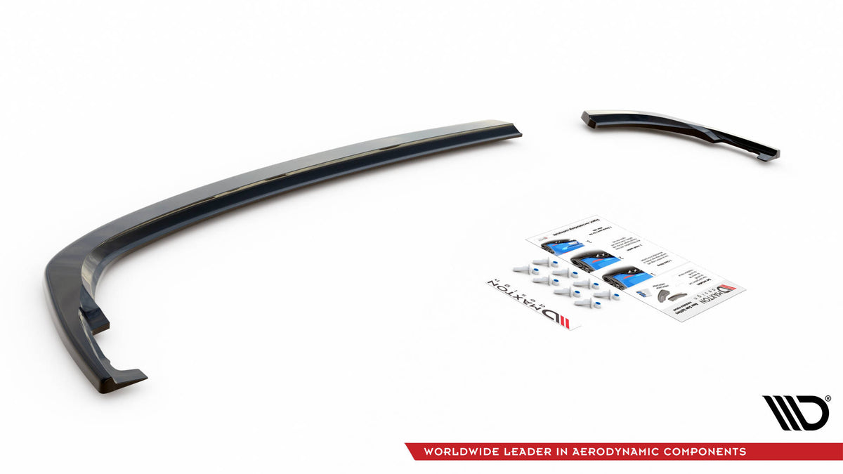 Heck Ansatz Flaps Diffusor V.1 passend für VW Tiguan Mk2 schwarz Hochglanz – Ansicht 6