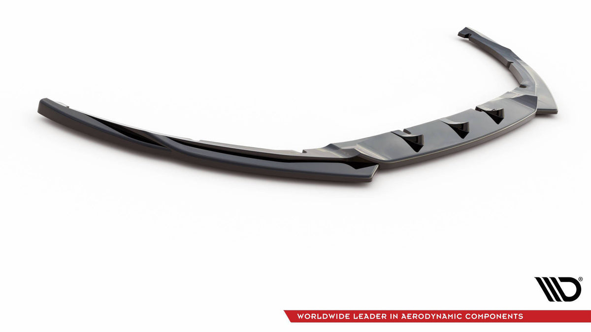 Street+ Spoilerlippe Front Ansatz V.5 passend für Ford Focus ST Mk3 Facelift schwarz Hochglanz – Ansicht 5