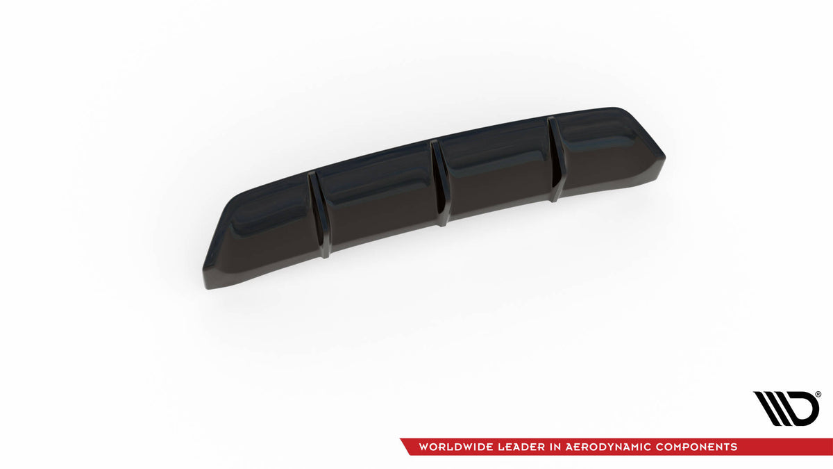 Diffusor Heck Ansatz passend für Ford Mondeo ST-Line Mk5 Facelift schwarz Hochglanz – Ansicht 5