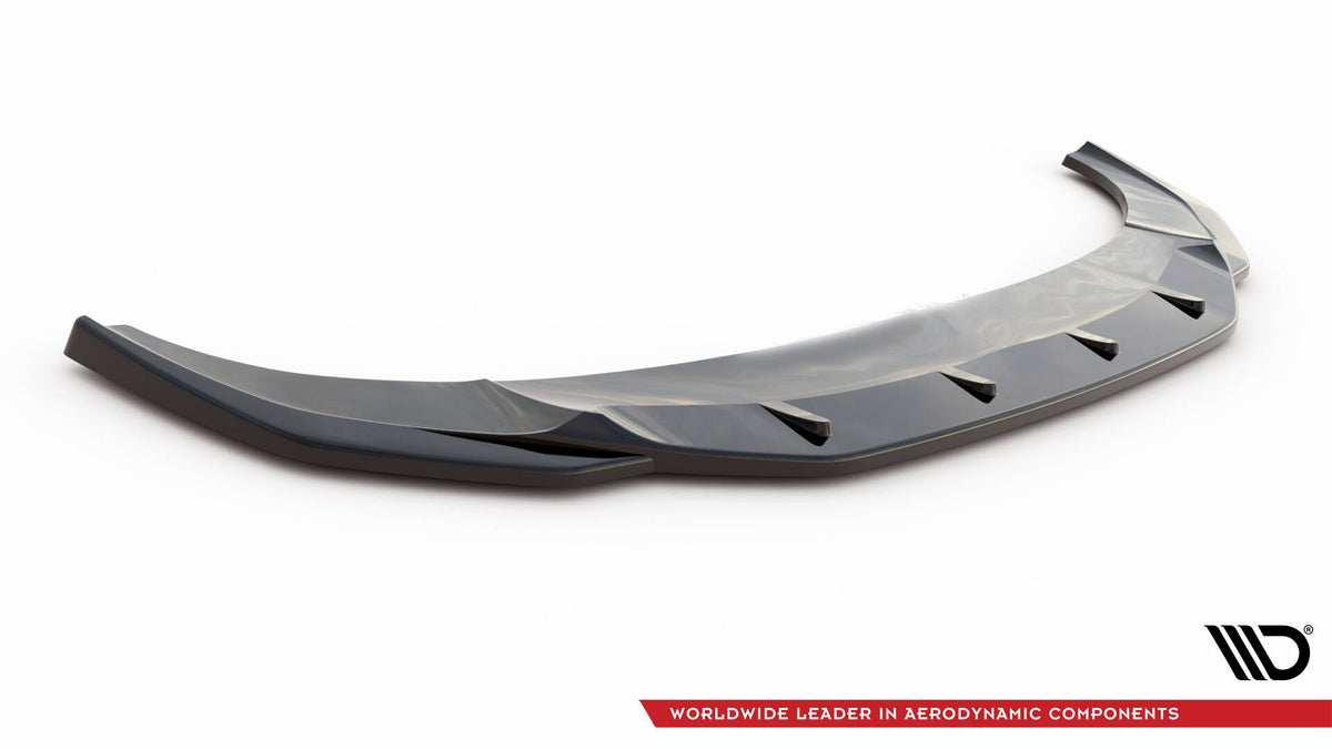 Street+ Spoilerlippe Front Ansatz V.2 passend für Audi RSQ3 Sportback / SUV F3 schwarz Hochglanz – Ansicht 5