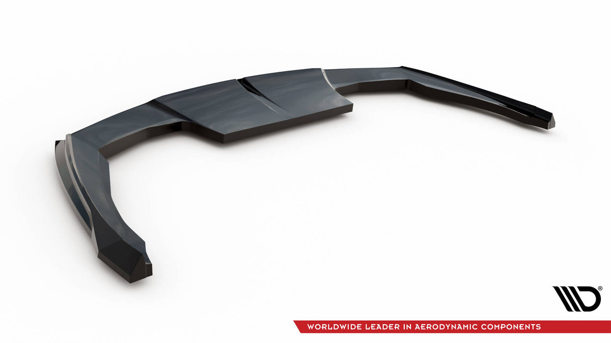 Street+ Mittlerer Diffusor RACE passend für Peugeot 408 Mk1 schwarz Hochglanz – Ansicht 7