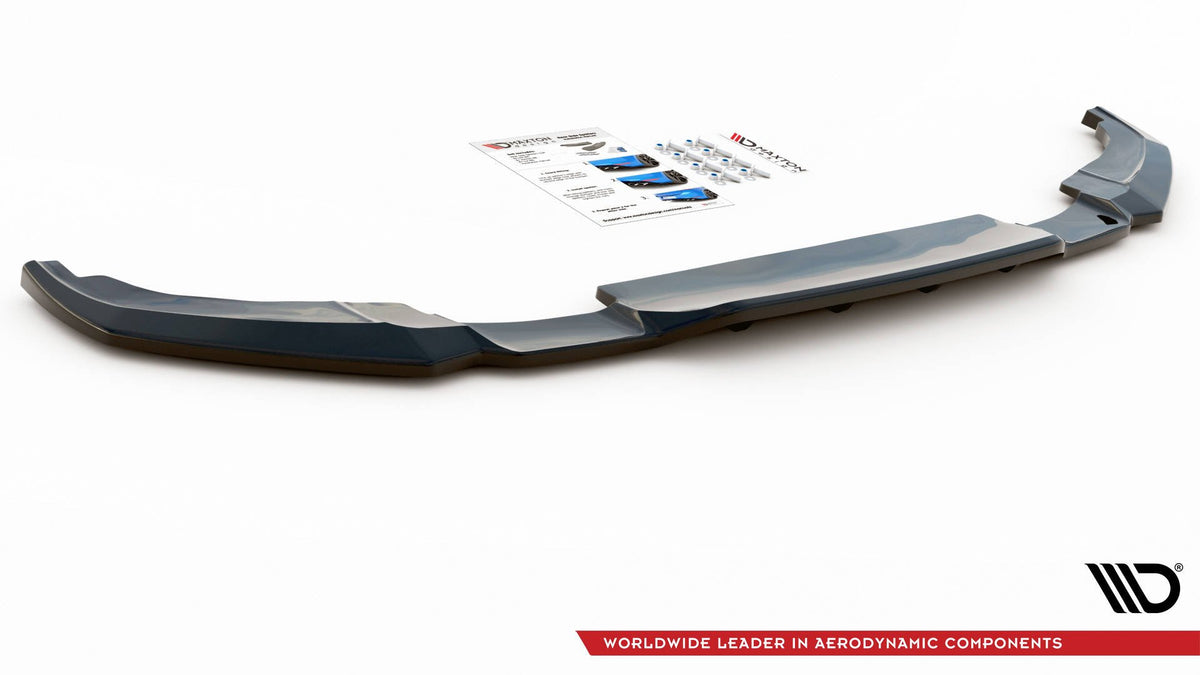 Street+ Mittlerer Diffusor RACE passend für Peugeot 2008 Mk2 schwarz Hochglanz – Ansicht 8