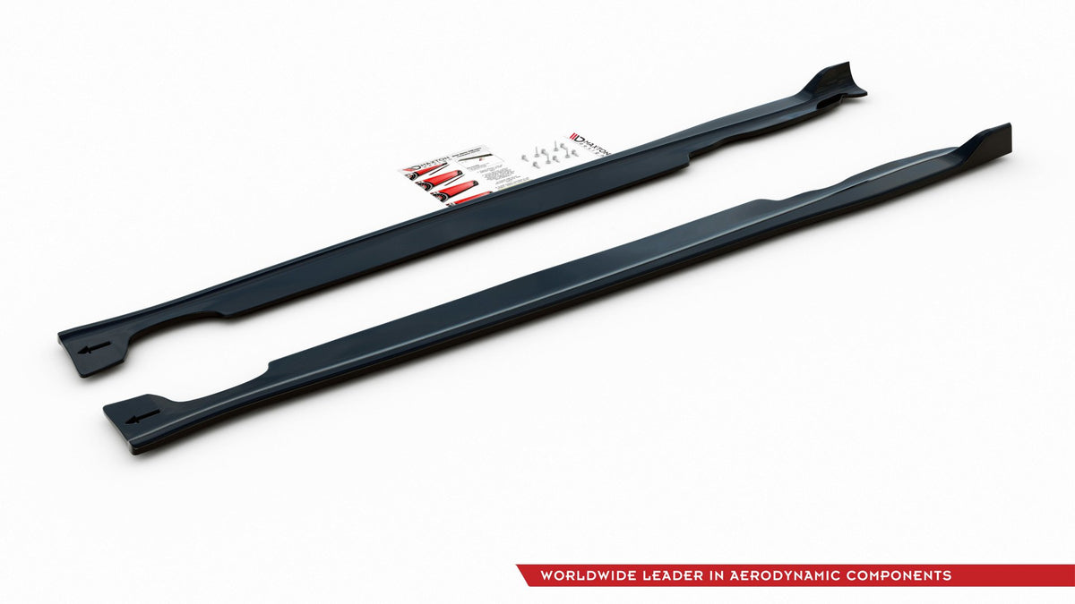 Street+ Seitenschweller Leisten passend für Mini Countryman Mk1 JCW  schwarz Hochglanz – Ansicht 6