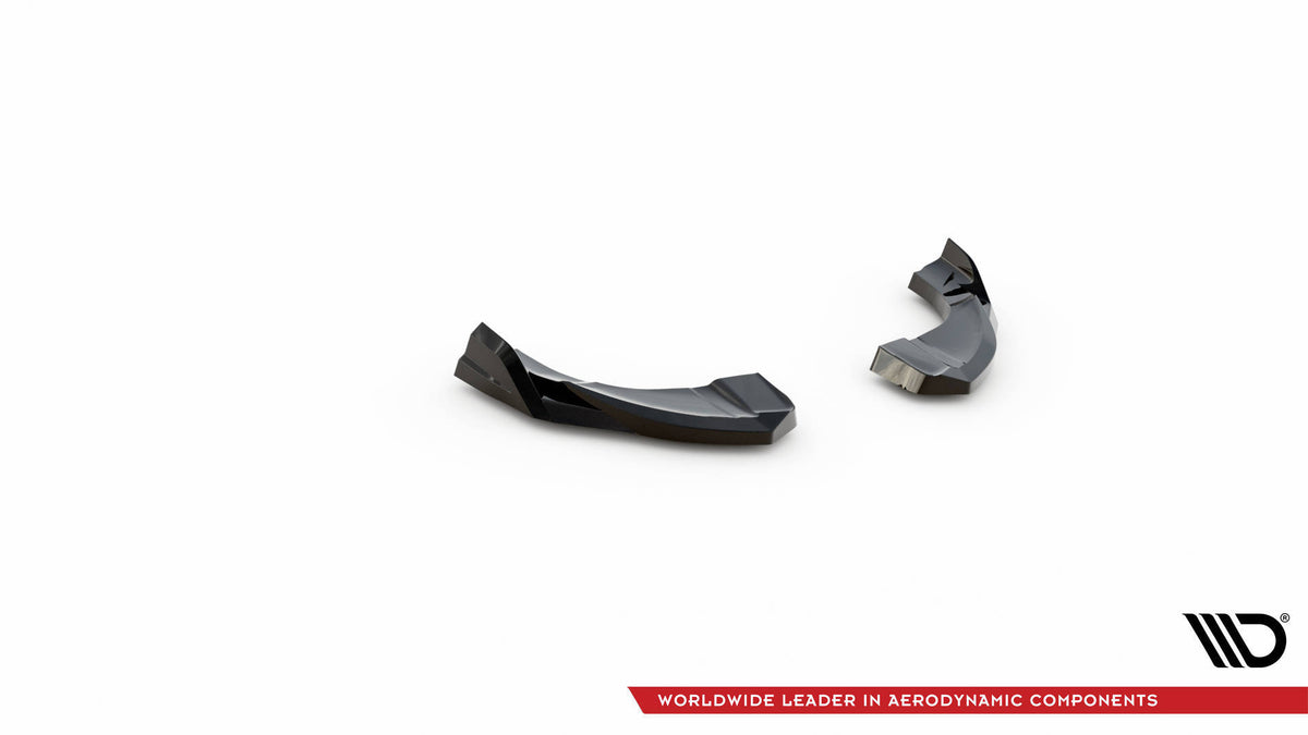 Heck Ansatz Flaps Diffusor V.2 passend für Hyundai Kona N Mk1 schwarz Hochglanz – Ansicht 6