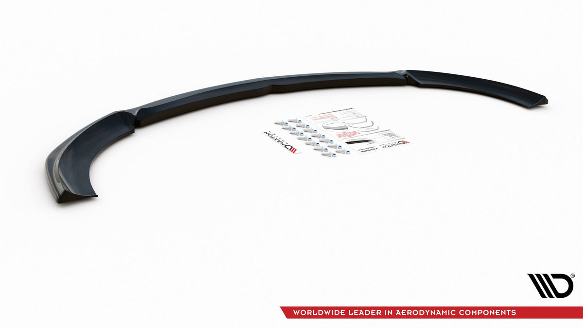 Street+ Spoilerlippe Front Ansatz V.2 passend für Mercedes-Benz E63 AMG Kombi/Limousine S213/W213 schwarz Hochglanz – Ansicht 9