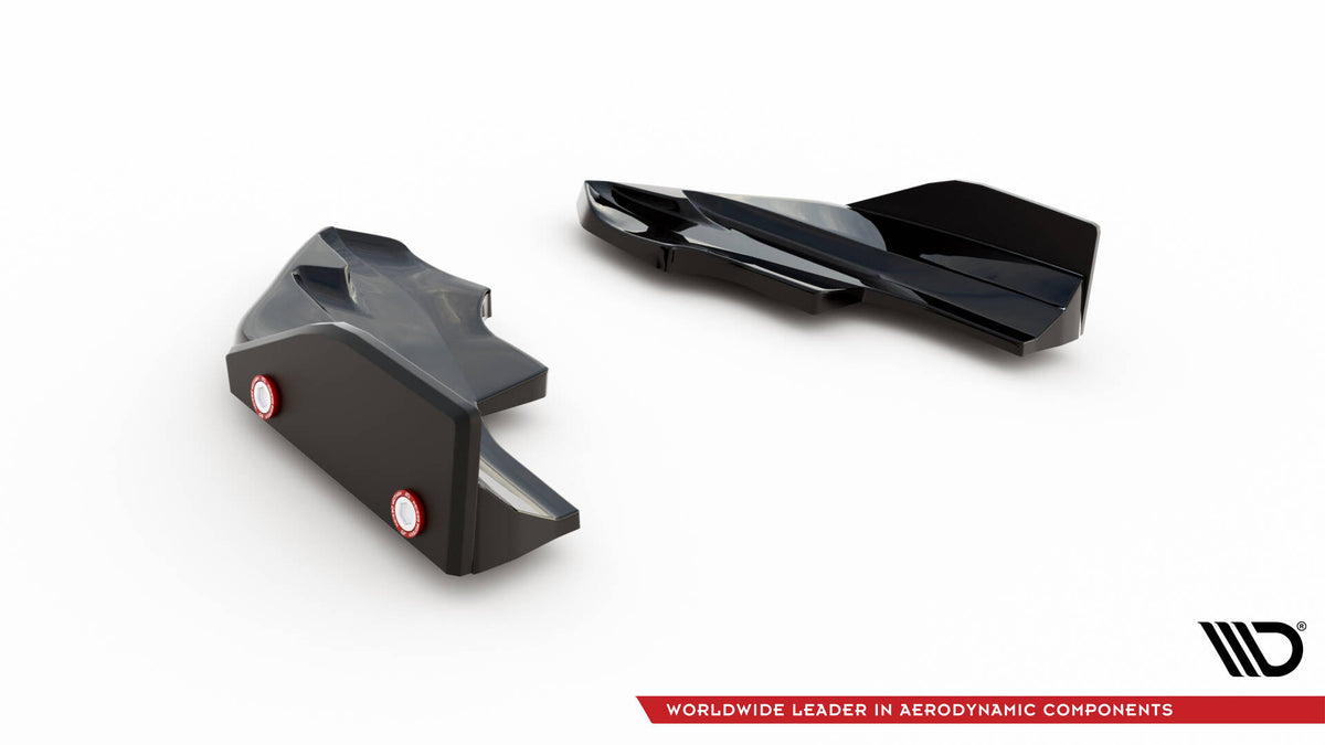 Heck Ansatz Flaps Diffusor V.6 + Flaps passend für VW Golf R Hatchback Mk8 Facelift – Ansicht 6