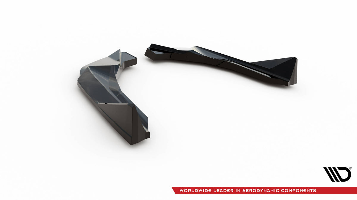 Heck Ansatz Flaps Diffusor V.2 passend für BMW M2 G87 schwarz Hochglanz – Ansicht 6
