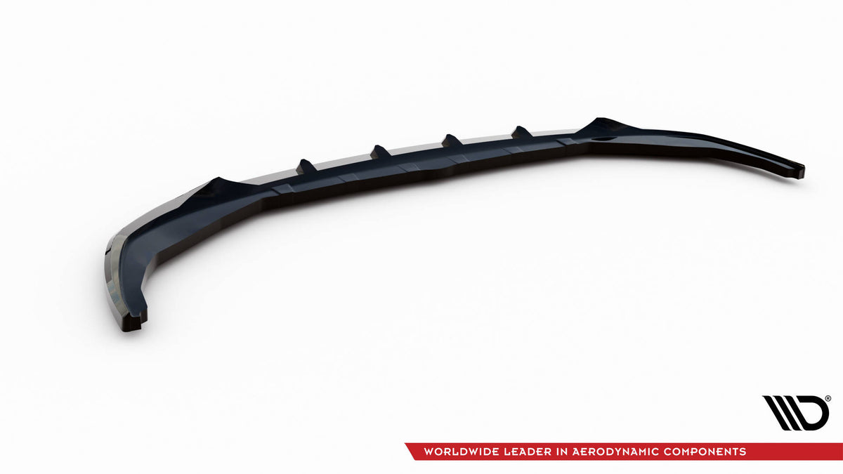 Street+ Spoilerlippe Front Ansatz V.1 passend für BMW 3er M340i / M-Paket G20 / G21 Facelift schwarz Hochglanz – Ansicht 6