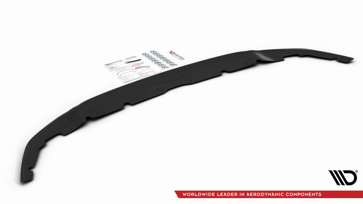 Street+ Spoilerlippe Front Ansatz V.4 passend für BMW 1er M-Paket/ M135i / 128ti F40  schwarz Hochglanz – Ansicht 6