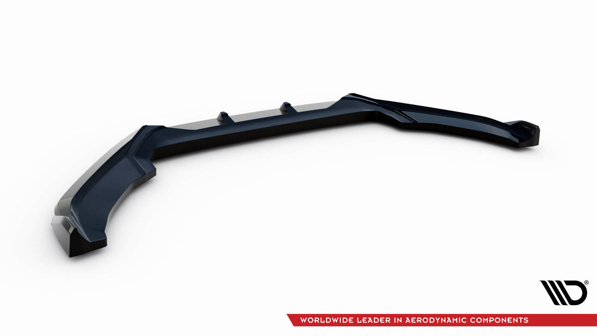 Street+ Spoilerlippe Front Ansatz V.2 passend für VW Scirocco Mk3 Facelift schwarz Hochglanz – Ansicht 6